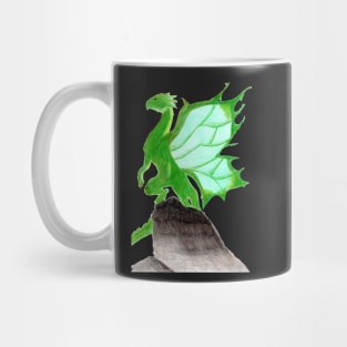 Standing Proud over my Entire Kingdom- Dragon Dark Green Mug